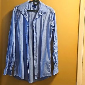 Large Tall light blue dress shirt